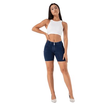 Legínové Push-Up kraťasy Melody, Dark Blue Jeans XS
