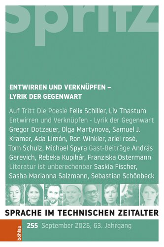 Entwirren und Verknüpfen - Lyrik der Gegenwart