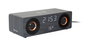 Radiobudík s nabíječkou smartphonů a Bluetooth reproduktorem 6059BK Karlsson 25cm