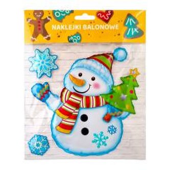 Naklejki balonowe bałwanek