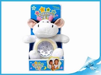 STARLIGHT PETS zvířátko plyšové-kráva/lampička