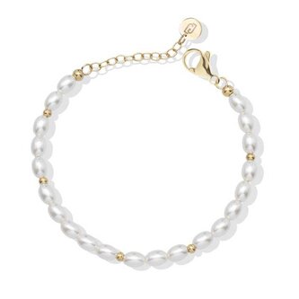 Perlový pozlacený náramek LJ2846 Liu Jo