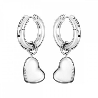 Elegantní náušnice z oceli 2v1 Honey Love 1580640 Hugo Boss
