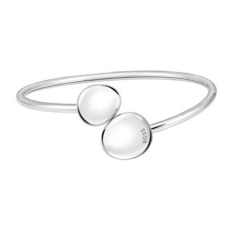 Stylový pevný náramek z oceli Nugget 1580717 Hugo Boss