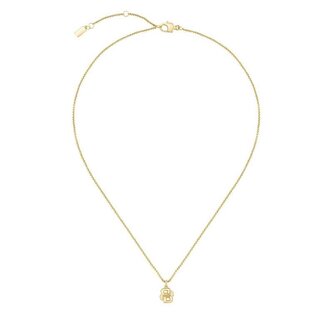 Originální dámský pozlacený náhrdelník Double B 1580747 Hugo Boss