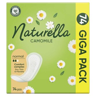 Slipové vložky Normal Camomile Naturella - 74 ks