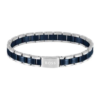 Stylový bicolor náramek pro muže Metal Links Essentials 1580664 Hugo Boss