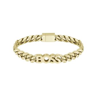Fashion pozlacený náramek Boss 1580505 Hugo Boss / Délka: 19 cm