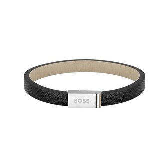 Moderní kožený náramek Jace 1580336 Hugo Boss / Délka: 17,5 cm