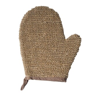 MSV exfoliační jutová rukavice JUTO, hnědá