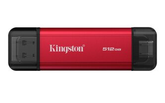Kingston externí SSD 512GB Dual USB-A/C (čtení/zápis: 1050/950MB/s)
