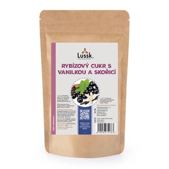 Rybízový cukr s vanilkou a skořicí 150g