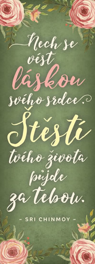 Plechová ceduľka Nechaj sa viesť