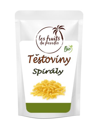 Těstoviny Spirály BIO 500 g LES FRUITS DU PARADIS