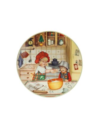 Tác na cukroví Děti pečou cukroví 30cm Cuccioli Brandani