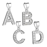 NB-4489-X Stříbrný přívěšek - iniciála písmeno - iniciála "X"