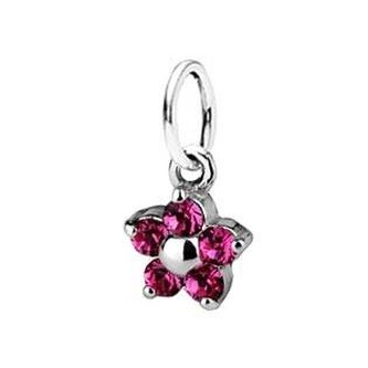CS3500-RO Dětský přívěšek kytička, Crystals from SWAROVSKI® Rose - květiny