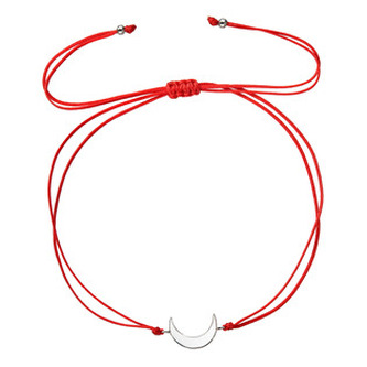 EG7632 Kabbalah náramek se stříbrným měsícem