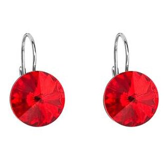 EG2036-SI Stříbrné náušnice s krystaly Crystals from Swarovski® Siam