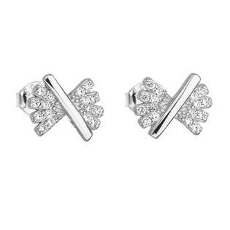 EG2652 Stříbrné náušnice se zirkony