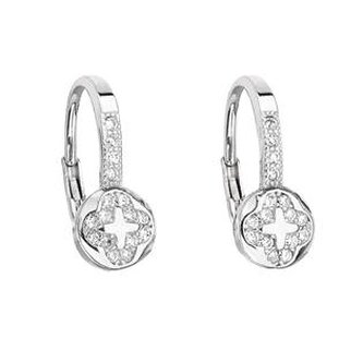 EG2177 Stříbrné dámské náušnice se zirkony