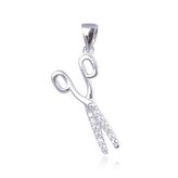 NB-4176 Stříbrný přívěšek nůžky