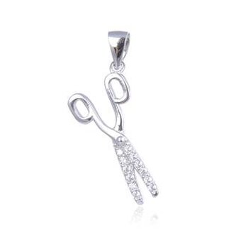 NB-4176 Stříbrný přívěšek nůžky