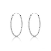 NB-3069-14 Zlacené stříbrné náušnice kruhy 14 mm