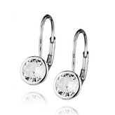 NB-3332 Stříbrné náušnice s kulatým zirkonem