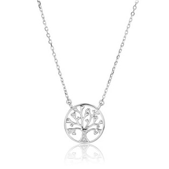 NB-2387 Střibrný náhrdelník strom života