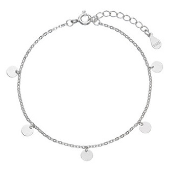 EG7262 Stříbrný náramek s placičkami