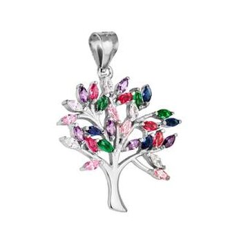 NB-4079 Stříbrný přívěšek strom života