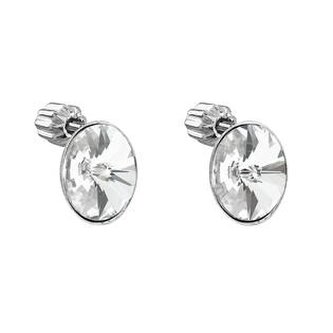 EG2692-CR Stříbrné náušnice s krystaly Crystals from Swarovski® CRYSTAL