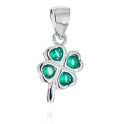 NB-4248 Stříbrný přívěšek čtyřlístek - čtyřlístky