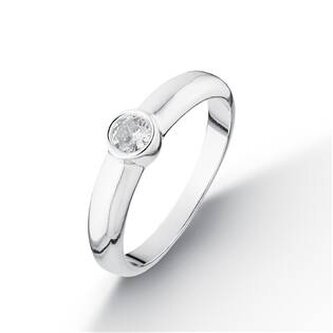 NB-5092-56 Stříbrný prsten se zirkonem