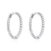 NB-3520 Stříbrné náušnice kroužky kroucené