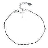 NB-1050 Dámský stříbrný náramek s křížkem