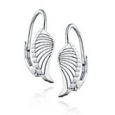 NB-3197 Stříbrné náušnice andělská křídla