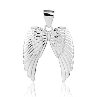 NB-4060 Stříbrný přívěšek - andělská křídla