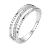 NB-5563-56 Stříbrný prsten se zirkony