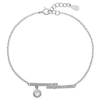 EG7059 Stříbrný náramek se zirkony