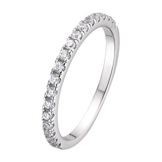 NB-5553-52 Stříbrný prsten se zirkony