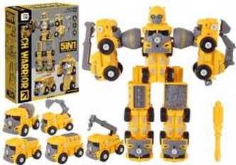 Robot 5w1 skręcany żółty