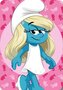 BLANKETS 100X140 SMURFS GIRL SMR36-7812 POLAR FLEECE - 220GSM