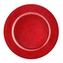 PODKŁADKA POD TALERZ Z BROKATEM ŚR. 33 CM CZERWONA