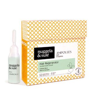 Ampule na regeneraci vlasů - měsíční kúra Nuggela & Sulé 4x10 ml