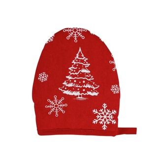 ZIMOWA CHOINKA CHWYTAK KUCHENNY 13X16 CM 100% BAWEŁNA