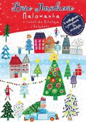 Malowanka Boże Narodzenie z listem do Mikołaja