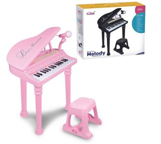 Mini fortepian różowy