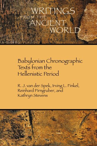 Babylonian Chronographic Texts from the Hellenistic Period